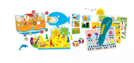 Kalbanti rašiklis 50 lavinimo žaidimų Žaisk ir mokykis lenkų kalba CLEMENTONI 50650