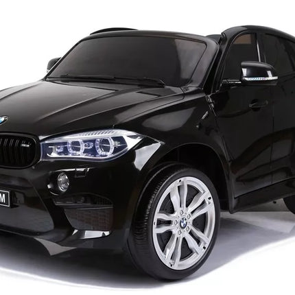 Naujas BMW X6M Black - Elektrinis vaikiškas automobilis