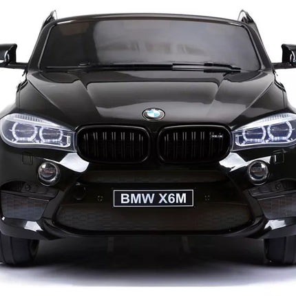 Naujas BMW X6M Black - Elektrinis vaikiškas automobilis