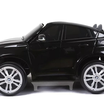 Naujas BMW X6M Black - Elektrinis vaikiškas automobilis