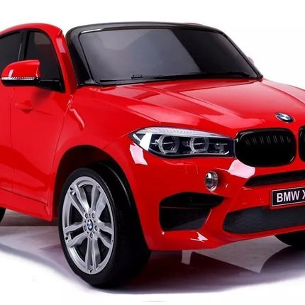 Naujas BMW X6M raudonas - elektrinis vaikiškas automobilis