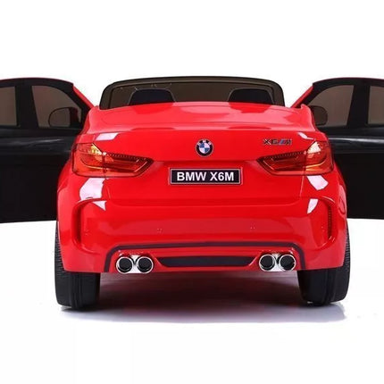 Naujas BMW X6M raudonas - elektrinis vaikiškas automobilis