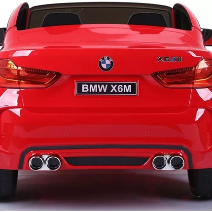 Naujas BMW X6M raudonas - elektrinis vaikiškas automobilis