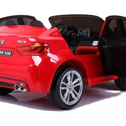 Naujas BMW X6M raudonas - elektrinis vaikiškas automobilis