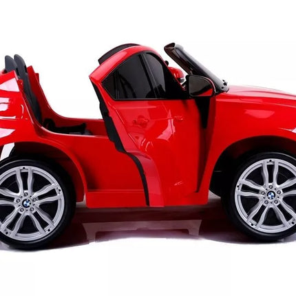 Naujas BMW X6M raudonas - elektrinis vaikiškas automobilis