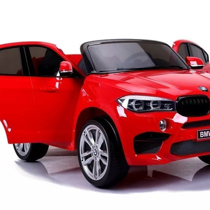 Naujas BMW X6M raudonas - elektrinis vaikiškas automobilis