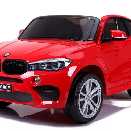 Naujas BMW X6M raudonas - elektrinis vaikiškas automobilis