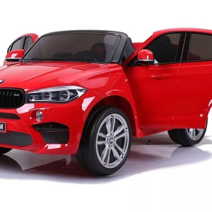 Naujas BMW X6M raudonas - elektrinis vaikiškas automobilis