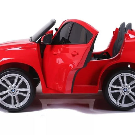 Naujas BMW X6M raudonas - elektrinis vaikiškas automobilis