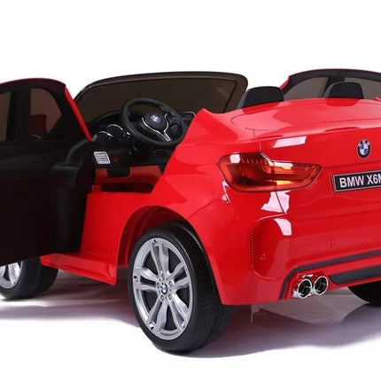 Naujas BMW X6M raudonas - elektrinis vaikiškas automobilis