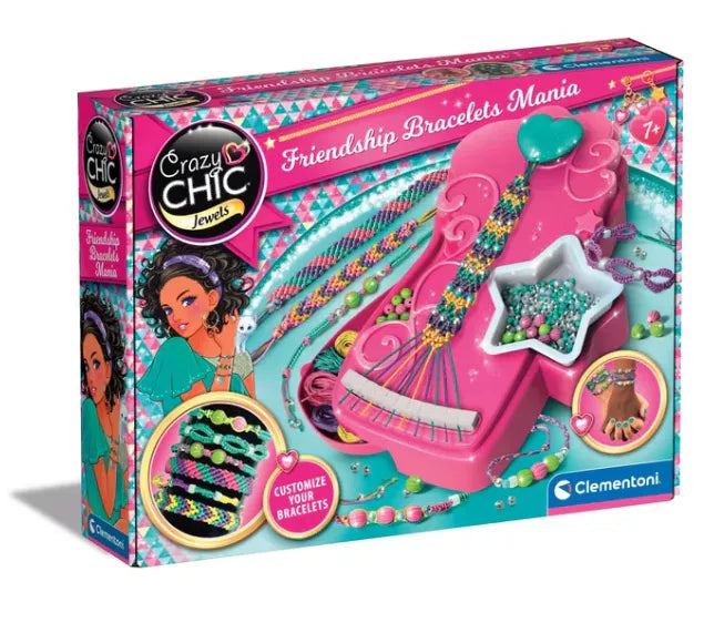 Crazy Chic apyrankių studija: Draugystės apyrankių manija Clementoni 18857