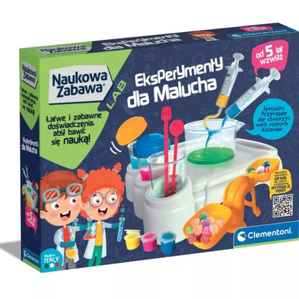 Mokslas ir žaidimai: Mažųjų mokslininkų eksperimentai Lenkų kalba Clementoni 50895