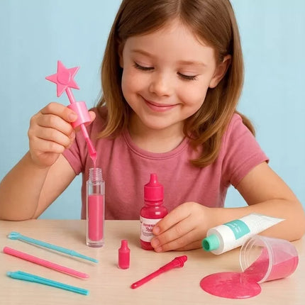 Mokslo ir žaidimų lūpų balzamo ir blizgesio kosmetikos rinkinys Clementoni 50253