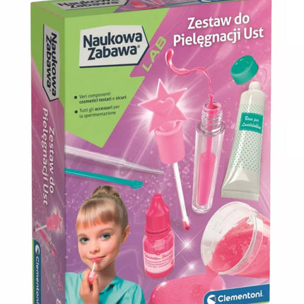 Mokslo ir žaidimų lūpų balzamo ir blizgesio kosmetikos rinkinys Clementoni 50253