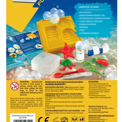 Mokslinių pramogų jūrinių muilų rinkinys Clementoni 50709