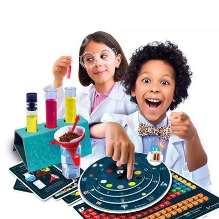 Moksliški Įdomūs Žavintys Chemijos Bandymų Rinkinys Lenkų Kalba Clementoni 50699