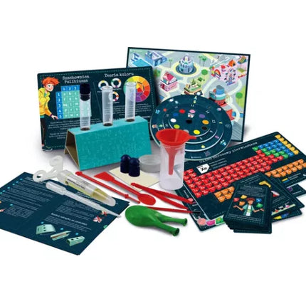 Moksliški Įdomūs Žavintys Chemijos Bandymų Rinkinys Lenkų Kalba Clementoni 50699