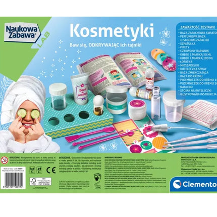 Mokslinis Kosmetikos Laboratorijos Rinkinys: Kremams & Vonios Druskoms, Clementoni 50891