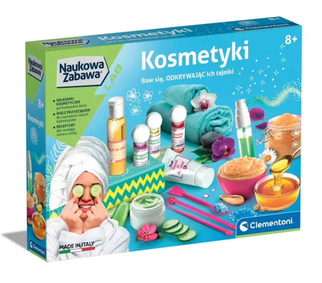 Mokslinis Kosmetikos Laboratorijos Rinkinys: Kremams & Vonios Druskoms, Clementoni 50891