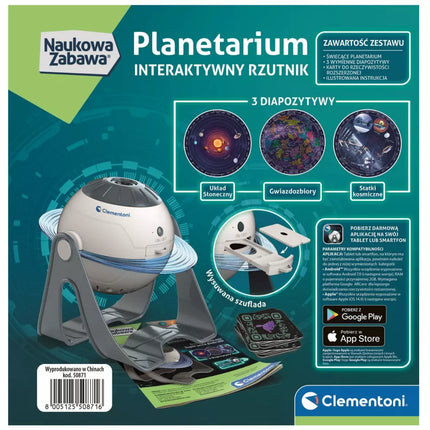 Interaktyvus planetariumo projektorius lenkų kalba Clementoni 50871