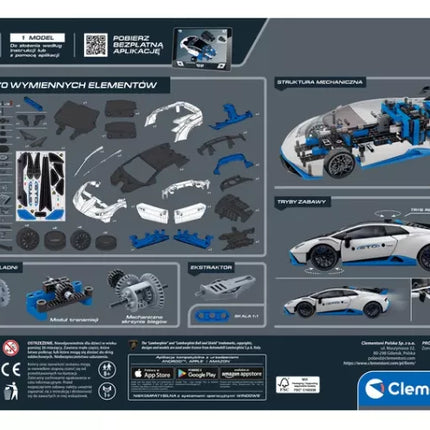 Mokslo ir pramogų mechanikos laboratorija: Lamborghini Huracán STO Lenkų kalba Clementoni 50917