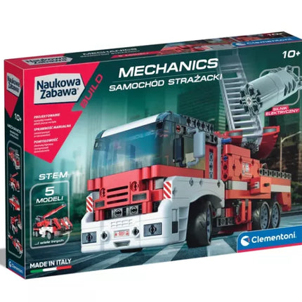 Mokslinis Linksmas Mechanikos Laboratorija: Gaisrinė Mašina Lenkų Kalba Clementoni 50728