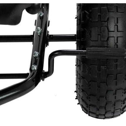 A-15 Go-Cart Juodas Su Pripučiamais Ratais