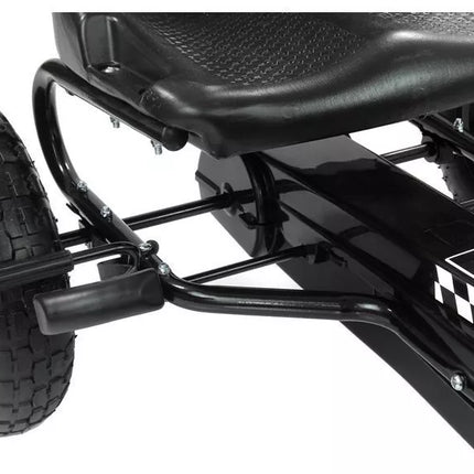 A-15 Go-Cart Juodas Su Pripučiamais Ratais