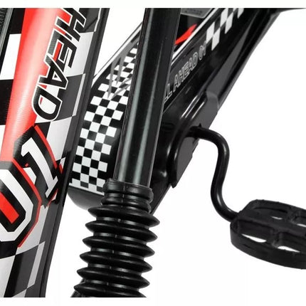 A-15 Go-Cart Juodas Su Pripučiamais Ratais