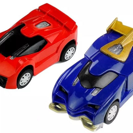 Lenktynių trasa 2 automobilių valdikliai Kilpa Šviesos Slot automobiliukai