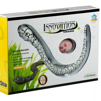 Nuotoliniu būdu valdoma balta gyvatė