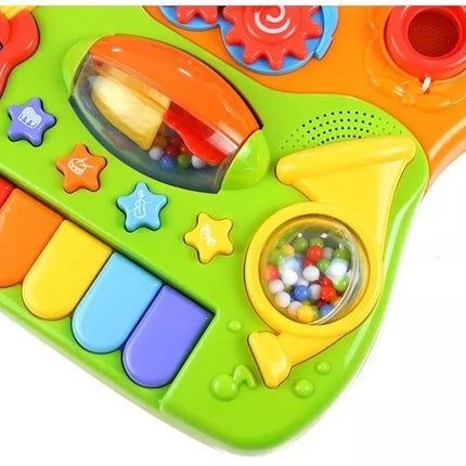 Interaktyvus stumdukas-vaikštynė su nuimamu skydeliu