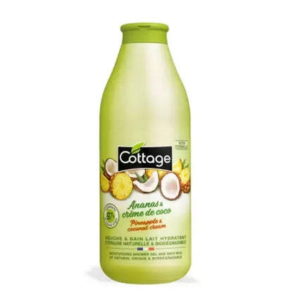 Dušo želė su ananasų ir kokosų kremu COTTAGE 750ml