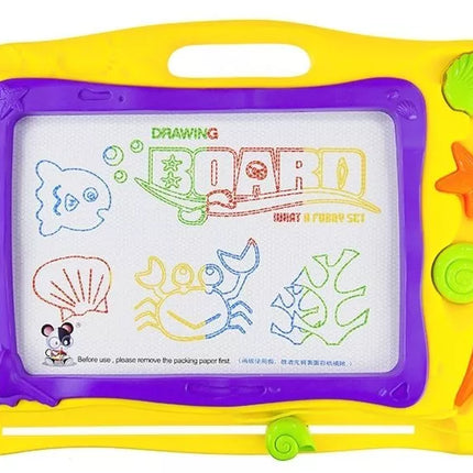 Lenta su antspaudais ir spalvingu fonu