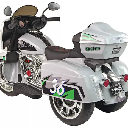 Triratis akumuliatorinis motociklas Goldwing NEL-R1800GS, pilkas