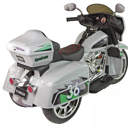 Triratis akumuliatorinis motociklas Goldwing NEL-R1800GS, pilkas