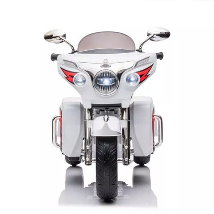 Triratis akumuliatorinis motociklas Goldwing, baltas