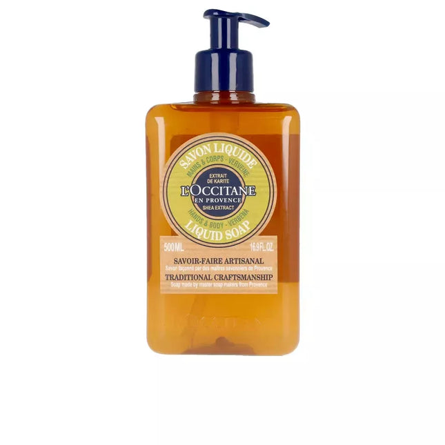 L'Occitane skystas muilas su taukmedžio sviestu Verbena 500ml