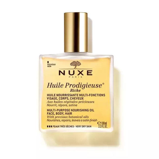 Nuxe Huile Prodigieuse Riche, labai sausai odai, 100 ml