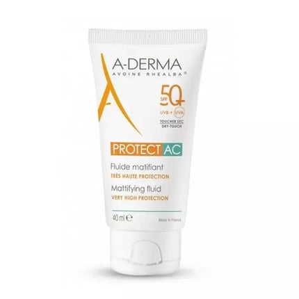 A-Derma Protect AC Matizuojamasis fluidas SPF50+ 40ml