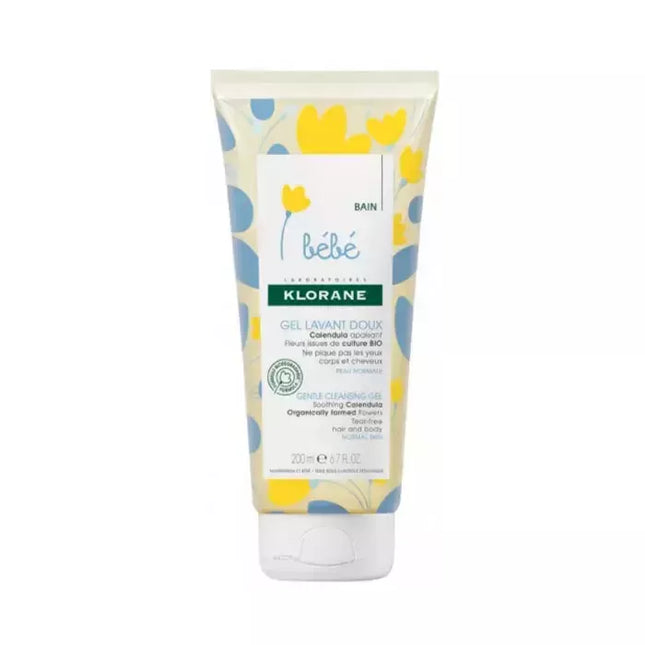 Klorane Kūdikių švelnus prausimosi gelis 200ml