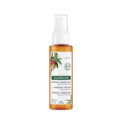 Klorane Mango Aliejus Sausiems Plaukams 100ml