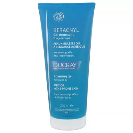 Ducray Keracnyl Valomasis prausiklis 200ml