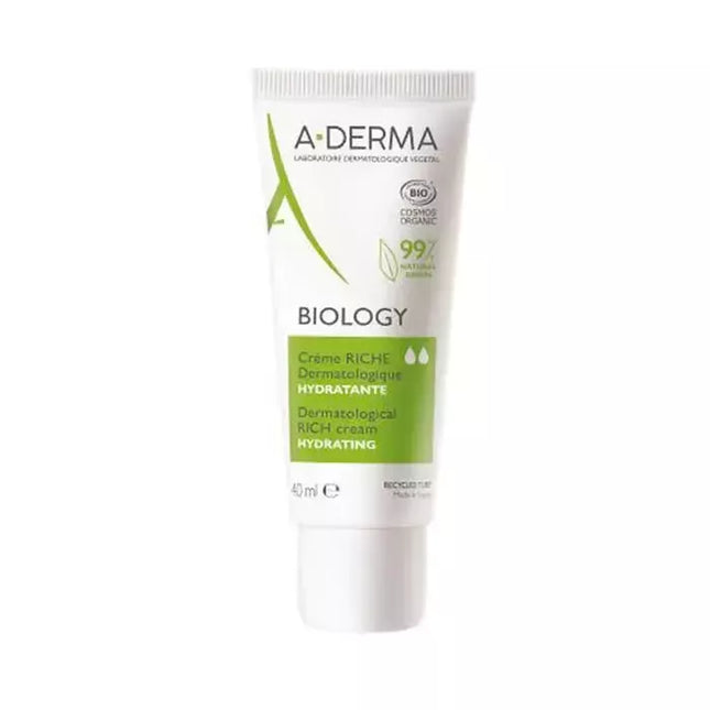 A-Derma Biology Intensyviai drėkinamasis kremas 40 ml