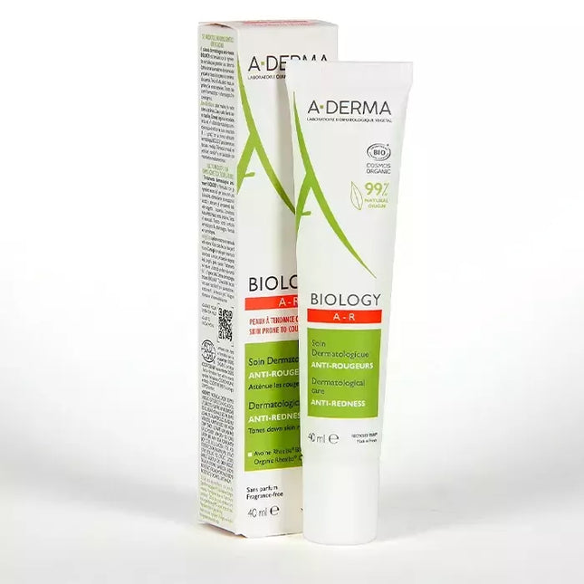 A-Derma Biology Kremas nuo raudonumo 40ml