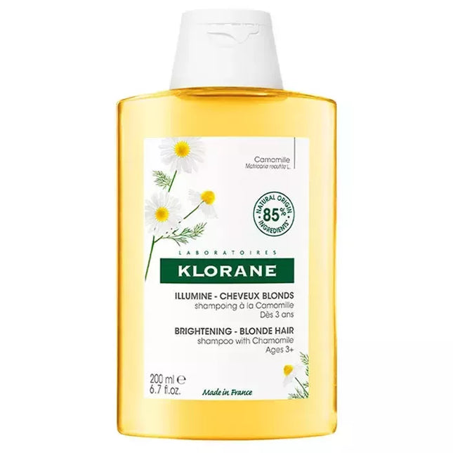 Klorane Šampūnas su ramunėlėmis šviesiems plaukams, 200ml
