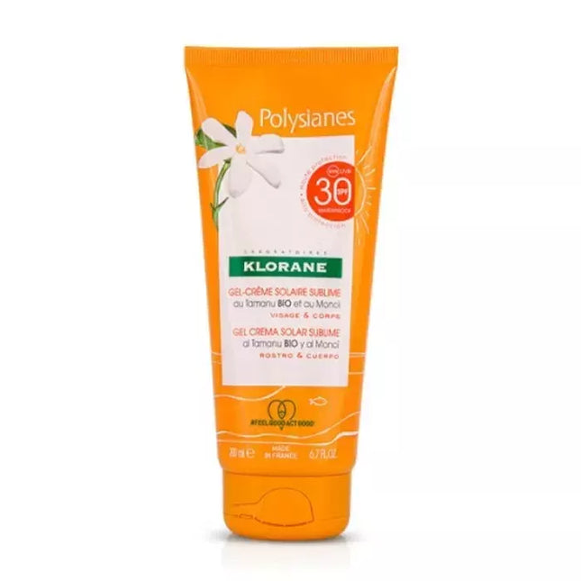 Klorane Polysianes Saulės kremas-gelis SPF30 200ml