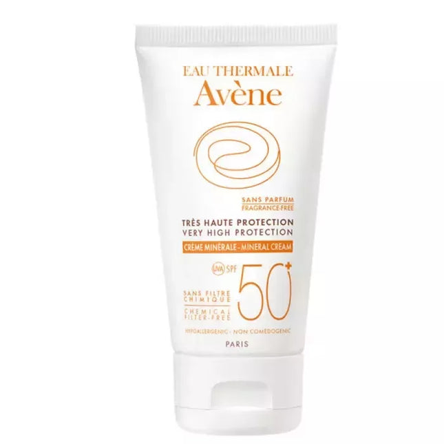 Avene Labai aukštos apsaugos mineralinis kremas SPF50+ 50ml