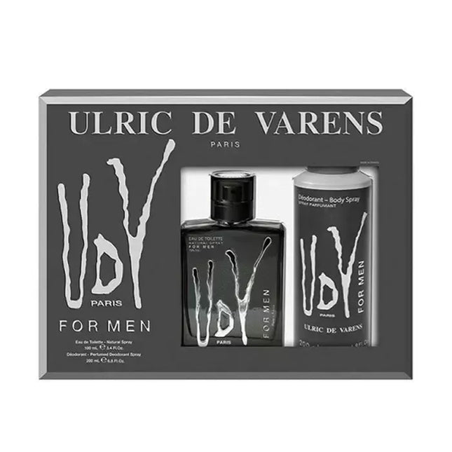 Ulric De Varens UDV Black Vyriškieji tualetinis vanduo purškalas 100ml Rinkinys 2 vnt.