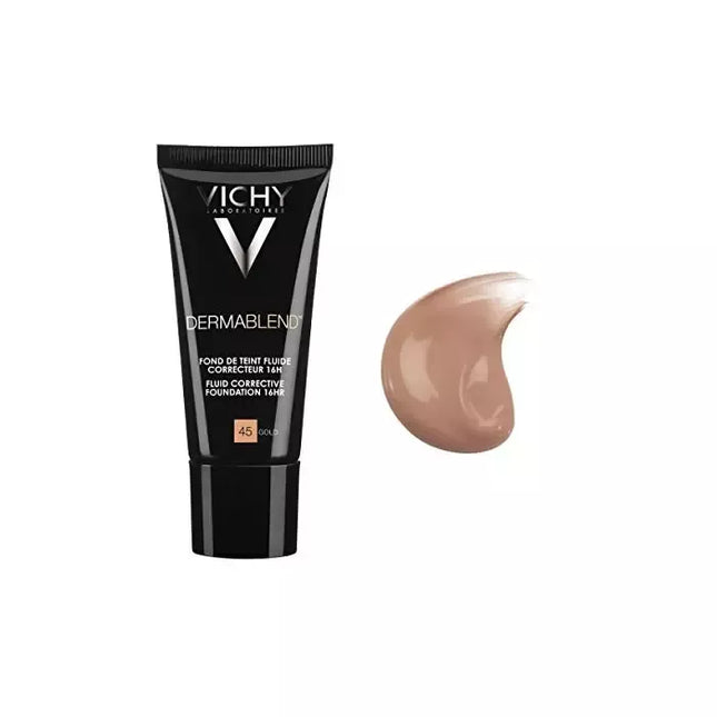 Vichy Dermablend Koreguojamasis makiažo pagrindas 16h 45 Gold 30ml